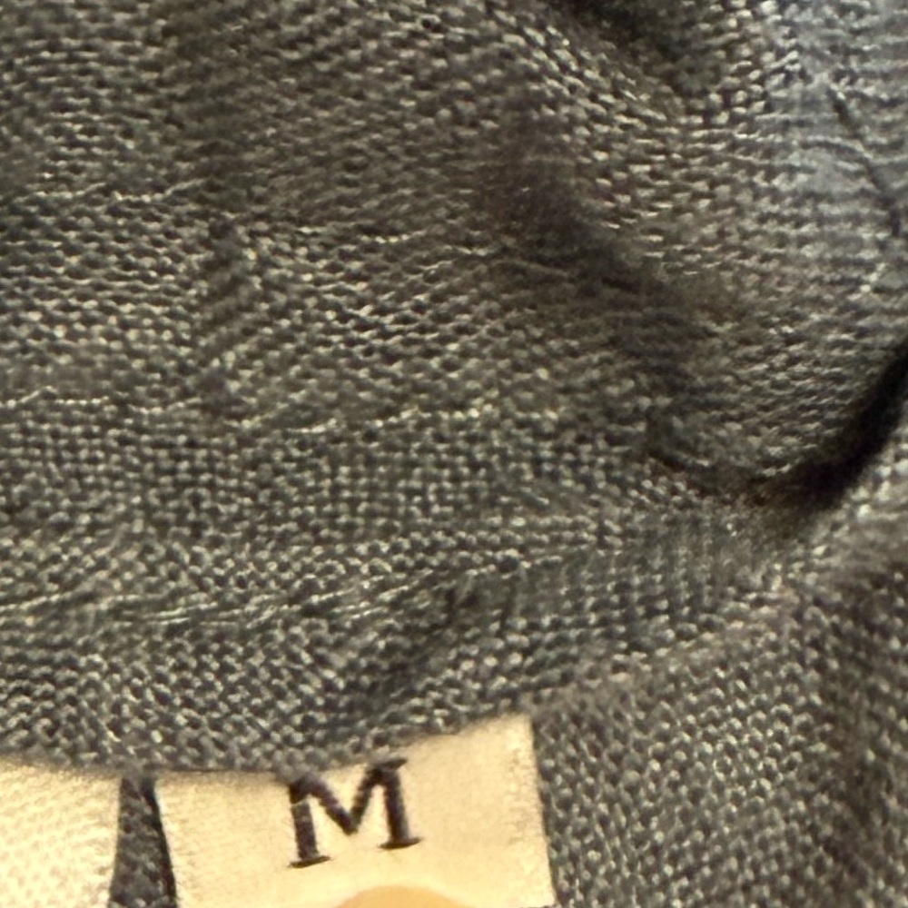 Hot Cotton Linen Cargo Pants Women’s Medium Gray Drawstring Utility outdoor - Picture 11 of 11